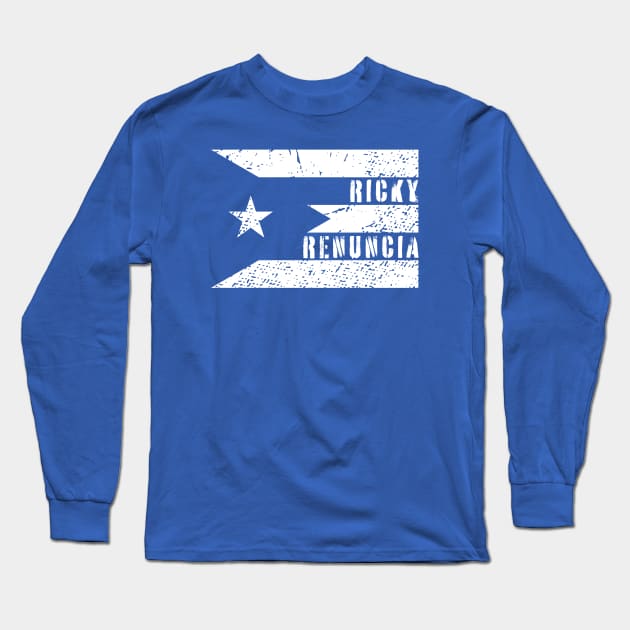 Ricky Renuncia Long Sleeve T-Shirt by snapoutofit